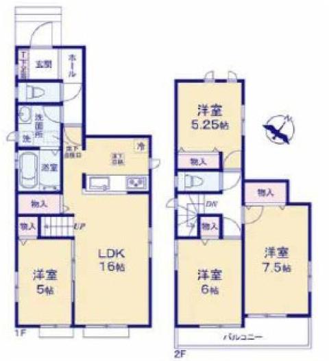 座間市ひばりが丘２丁目　新築分譲Ｂ号棟