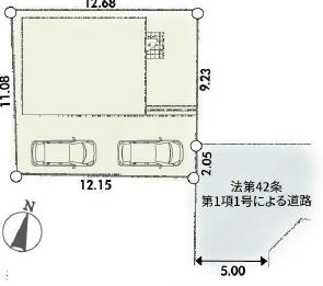 綾瀬市寺尾釜田2丁目第２　新築分譲1号棟