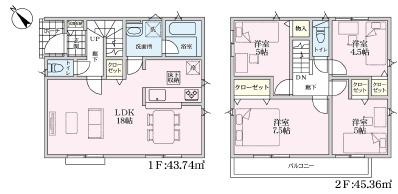 綾瀬市深谷南4丁目新築分譲5号棟