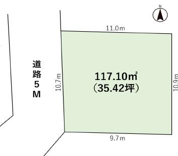 厚木市上依知売地建築条件なし