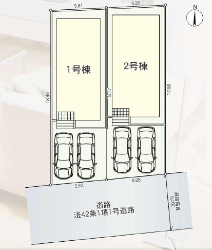 厚木市妻田西1丁目第15　新築分譲1号棟