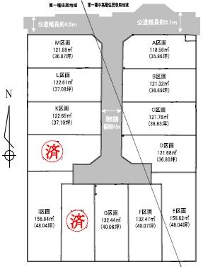 座間市東原3丁目2期A区画売地建築条件なし