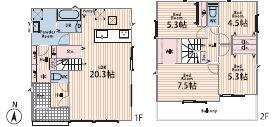 厚木市林5丁目1期新築分譲3号棟