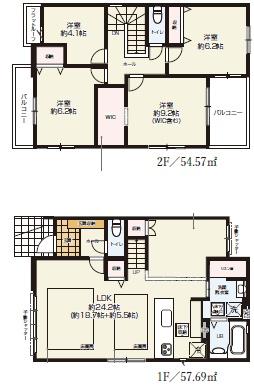 座間市緑ケ丘3丁目6期新築分譲1号棟