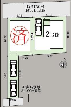 綾瀬市落合南3丁目5期　新築分譲2号棟