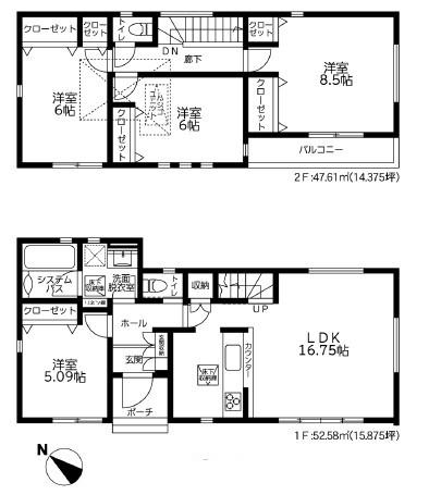 綾瀬市寺尾西3丁目 2期 新築一戸建て