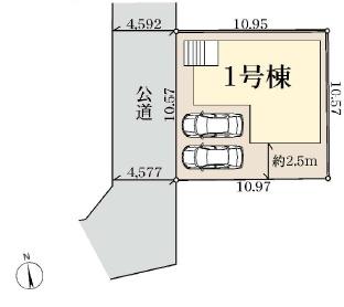 綾瀬市落合北6丁目　新築分譲1号棟
