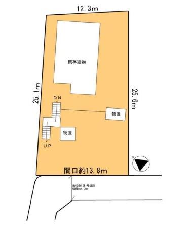 綾瀬市深谷上5丁目 売地 建築条件無し