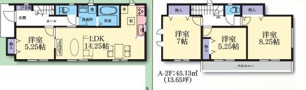 座間市入谷西２丁目　全2棟　新築分譲A号棟