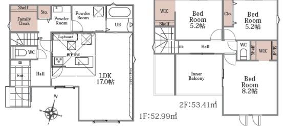 座間市ひばりが丘5丁目第１期　新築分譲No.8