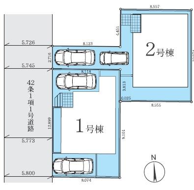 厚木市水引2丁目1期　新築分譲2号棟