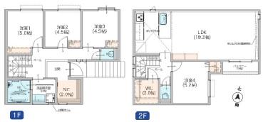 座間市入谷東3丁目新築分譲1号棟