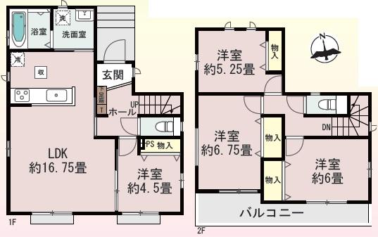 綾瀬市小園全1棟 新築分譲A号棟