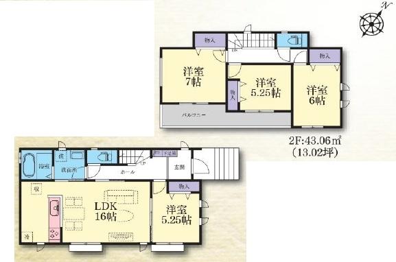 綾瀬市深谷中2丁目全7棟 新築分譲E号棟