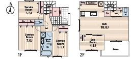 座間市座間2丁目1期新築分譲3号棟