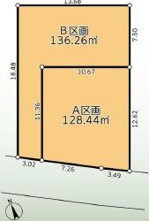 高座郡寒川町岡田3丁目A区画売地建築条件付き