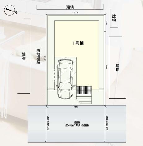 綾瀬市大上5丁目第20　新築分譲1号棟