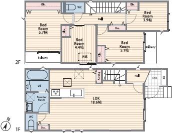 綾瀬市大上4丁目1期新築一戸建て