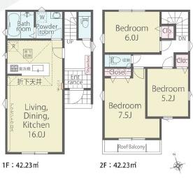 綾瀬市寺尾本町3丁目24-1期新築分譲8号棟