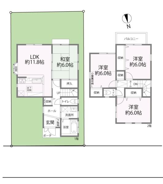 海老名市大谷南４丁目の中古一戸建て