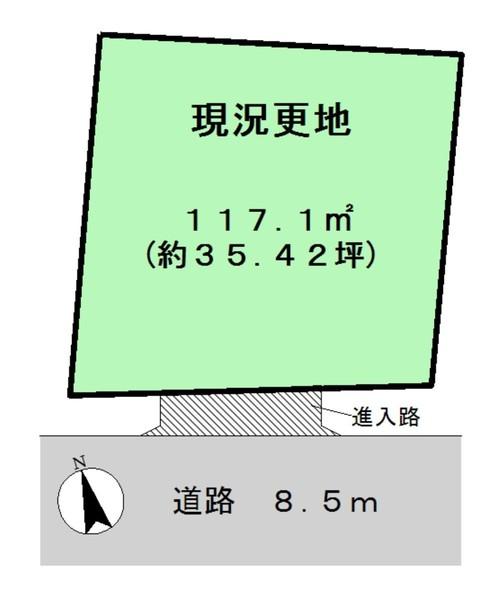 柏原市大字高井田の土地