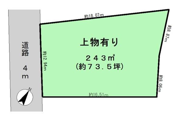 桜井市大字阿部の土地