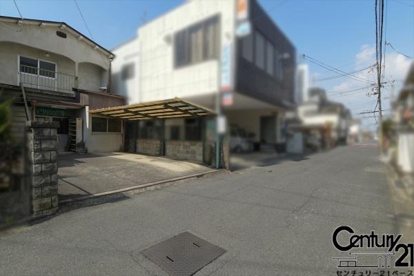 大和高田市中三倉堂2丁目の土地(前面道路含む現地写真)