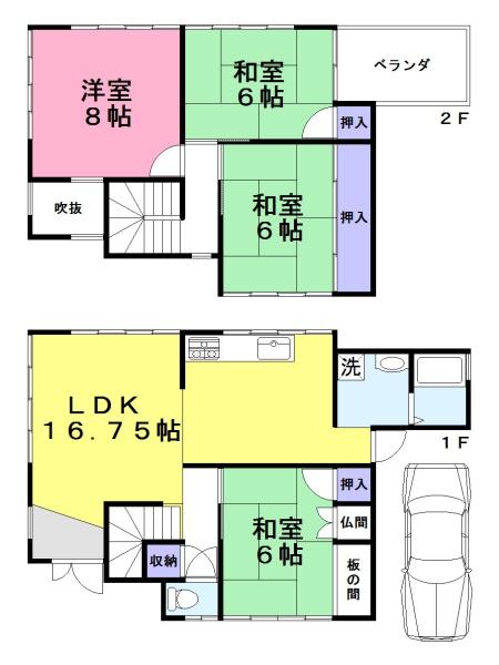 柏原市平野２丁目の中古一戸建