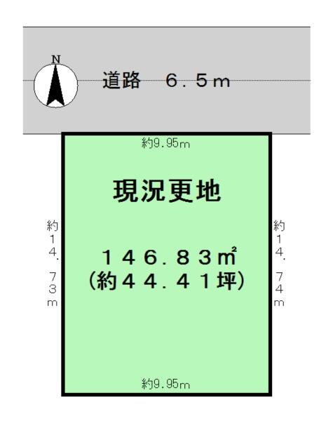 柏原市大字高井田の土地