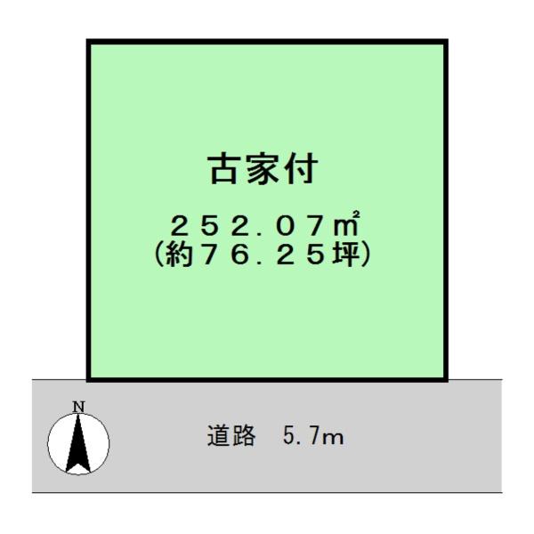 香芝市関屋北２丁目の売土地