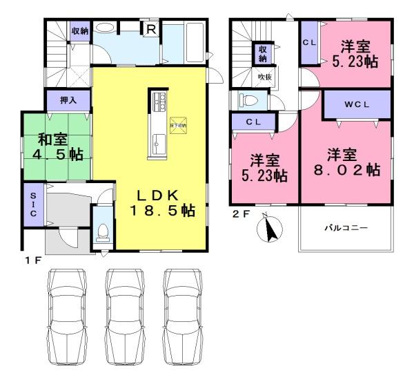 桜井市芝２号地／新築一戸建