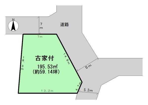 大和郡山市九条町の土地