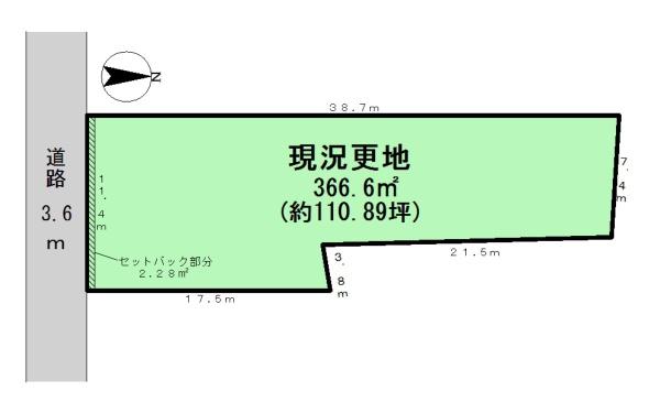 生駒郡斑鳩町法隆寺西１丁目の売土地