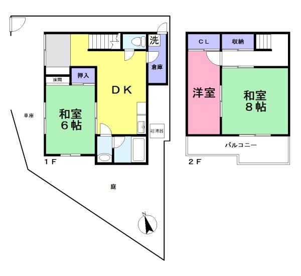 生駒市桜ケ丘の中古一戸建