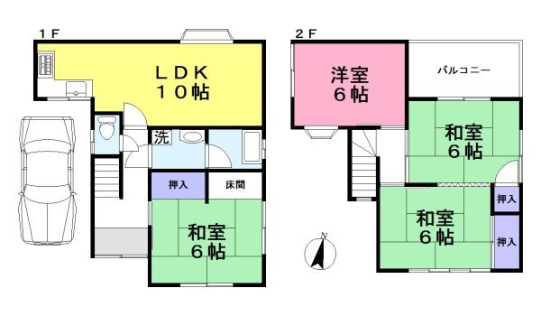 柏原市旭ケ丘２丁目の中古一戸建