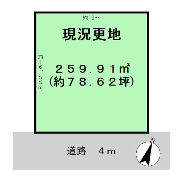 北葛城郡上牧町服部台１丁目の売土地