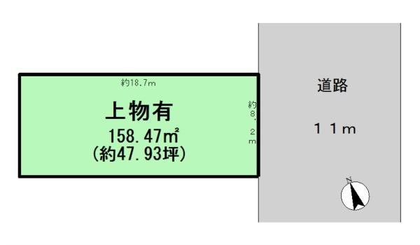 橿原市久米町の土地