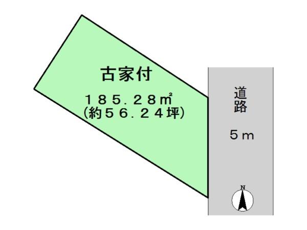 北葛城郡上牧町服部台４丁目　建築条件なし土地