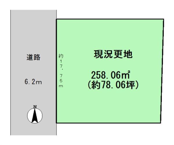 天理市勾田町の土地