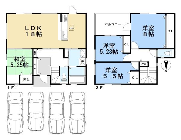 天理市田部町２号地／新築一戸建