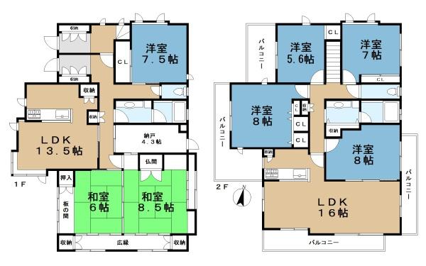 北葛城郡広陵町馬見北５丁目　一戸建