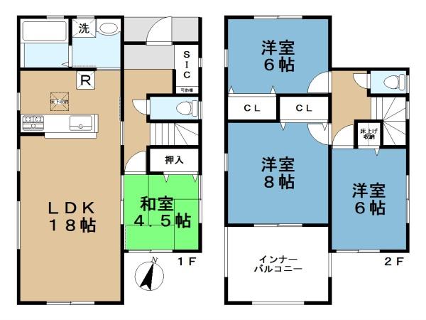 リーブルガーデン椿井４号棟／新築一戸建