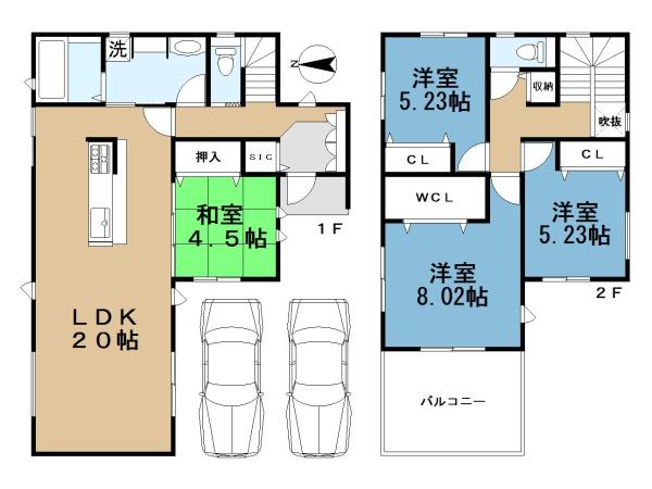 橿原市曲川町３丁目５号地／新築一戸建