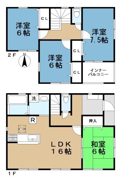 リーブルガーデン新口町３号棟／新築一戸建