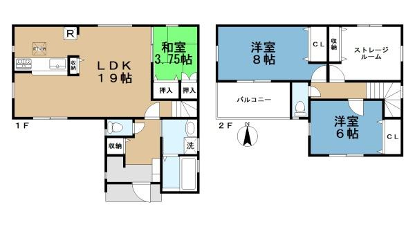 リーブルガーデン川原城町２号棟／新築一戸建