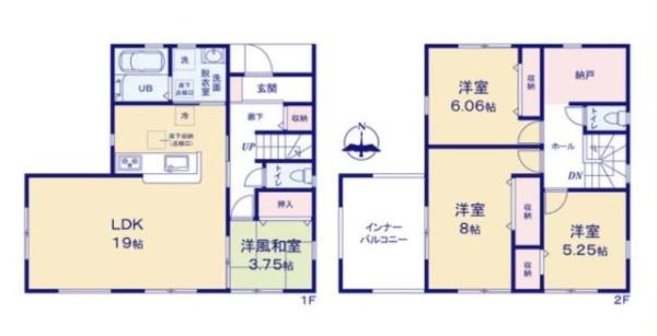 リーブルガーデン粟殿２号棟／新築一戸建