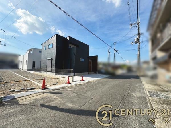 桜井市安部木材団地1号地/新築一戸建(前面道路含む現地写真)