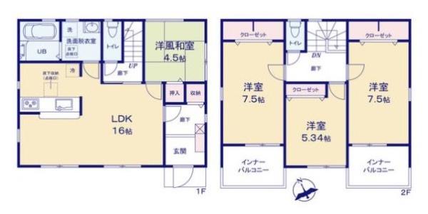 リーブルガーデン三輪２号棟／新築一戸建