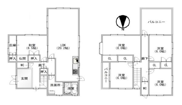 香芝市逢坂８丁目　一戸建