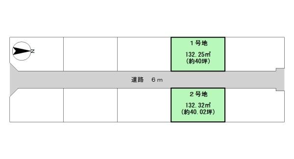 桜井市東新堂１号地建築条件なし土地